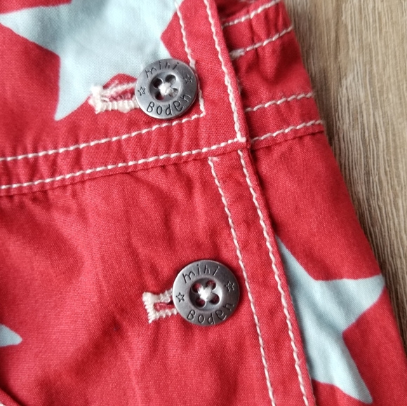 2012 nwot/ln Mini Boden 2-3 years red lightweight shortalls - Picture 6 of 9